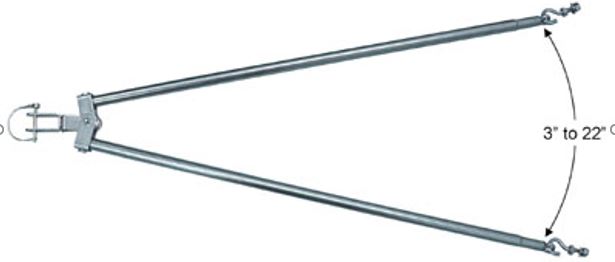 Out-Zone 100 cm dragstång för pimpelpulka - Pulkor - 6438014379777 - 1