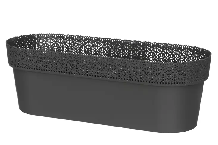 Parvekeruukku Bella antrasiitti 50 cm - Krukor - 6410416039657 - 1