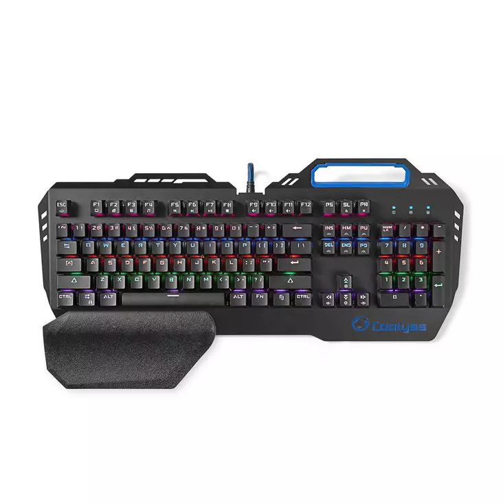 Trådat Gaming Tagentbord | USB | Mekaniska Nycklar | RGB | US International | US Layout | USB ström | Strömkabel längd: 1.70 m | Spel - Spelprodukter - 5412810315987 - 1
