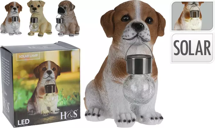 Puutarhapatsas Koira solar - Solcellslampor - 8719202990027 - 1