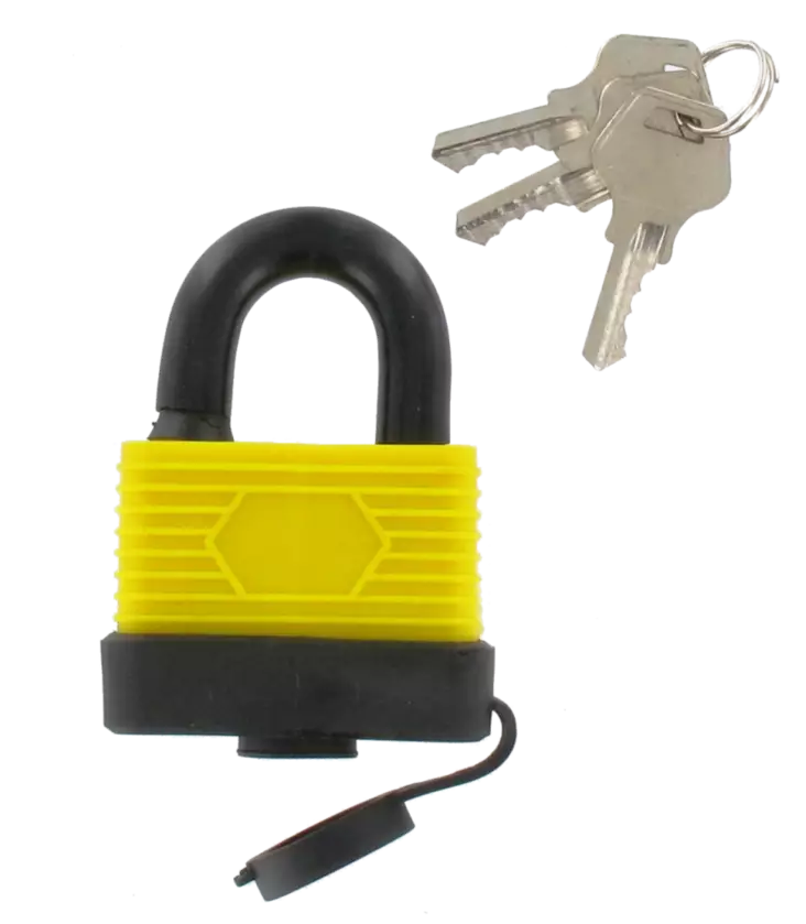 Riippulukko 50 mm laminoitu - Lås och nyckelskåp - 8714892780057 - 1