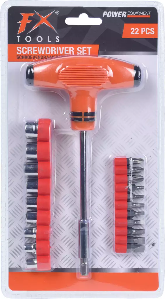 Skruvmejselsats 22 delar - Skruvmejslar - 8719202020977 - 1