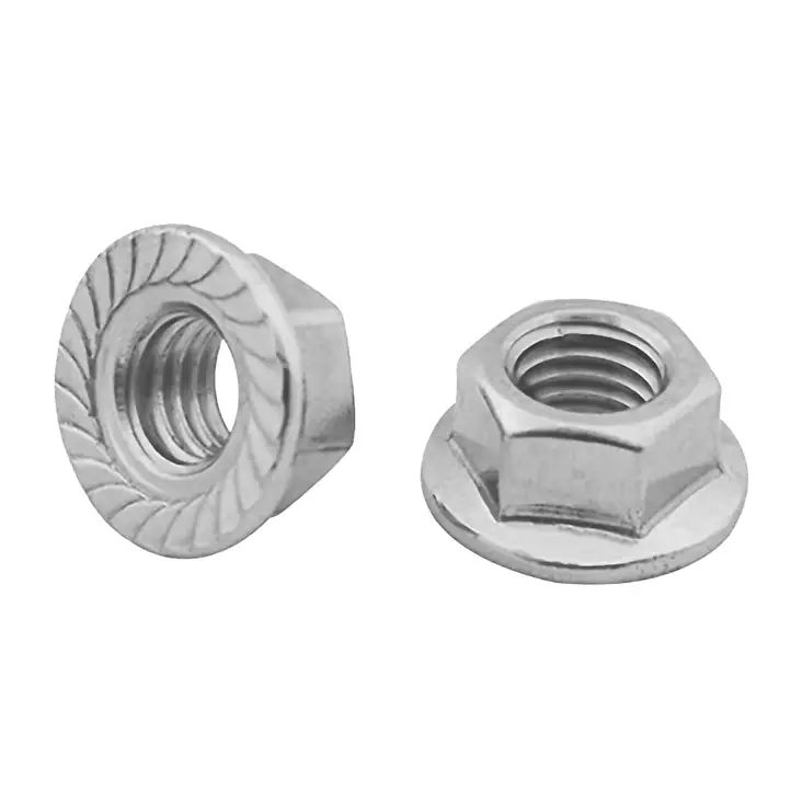 SL Rack M10 räfflad flänsmutter för montering av monteringsskena 100 st - Panelställ och fästen - 4262355110797 - 1