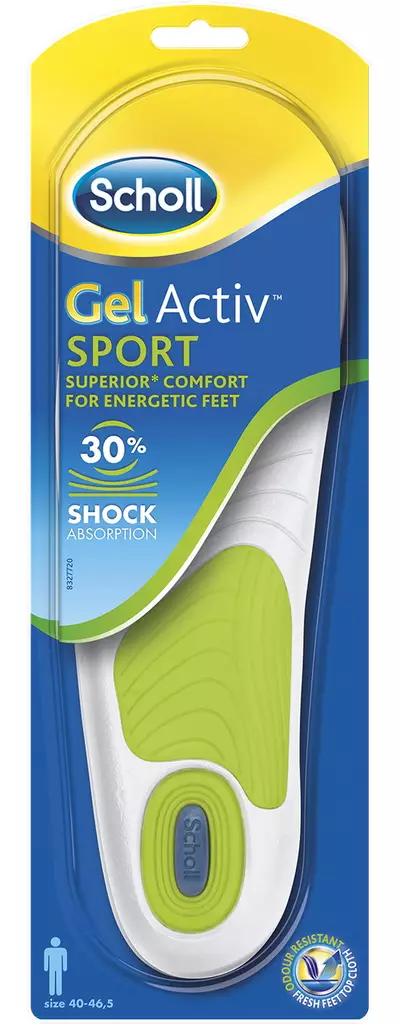 Scholl Sport geelipohjallinen Men - Hälsoprodukter - 5052197039467 - 1