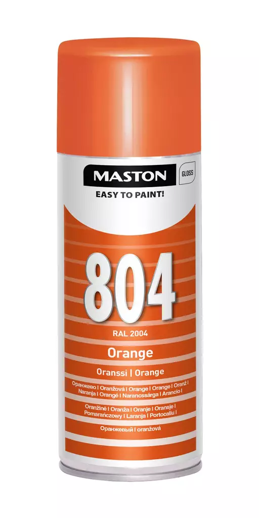 Spraymaali 100 - Oranssi 804 400ml - Sprayfärger - 6412491008047 - 1