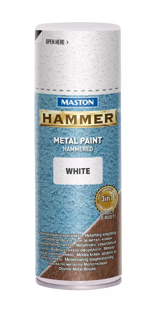 Spraymaali Hammer vasaralakka valkoinen - Sprayfärger - 6412490017767 - 1