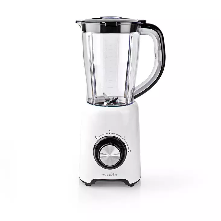 Blender | 800 W | 1.5 l | Plast | 2 hastighetsinställning | Vit - Blenders och vispar - 5412810330577 - 1
