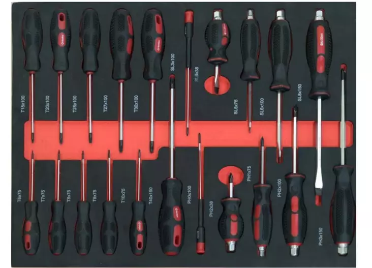 21-delar mejselsats Timco - Verktygsvagnar - 6438014320397 - 1