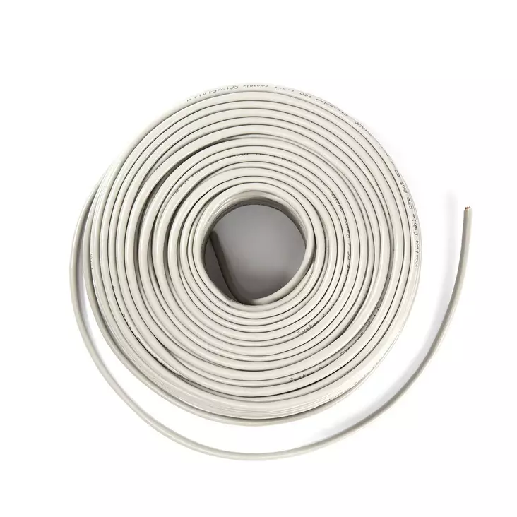 CAT5e nätverkskabel rulle | Solid | U/UTP | Koppar | 305 m | Inomhus | Rund | PVC | Grå | Dragkorg - Dator och nätverk - 5412810294367 - 1