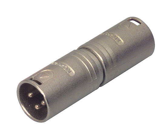 XLR Adapter XLR 3p hane - XLR 3p hane Silver - Ljudadaptrar - 7613187004797 - 2