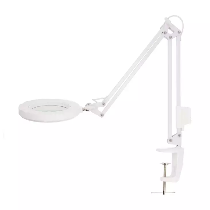 Förstoringsglas Bordslampa | Linsstyrka: 3 Diopter | 6500 K | 6 W | 700 lm | Vit - Handverktyg - 5412810455607 - 1