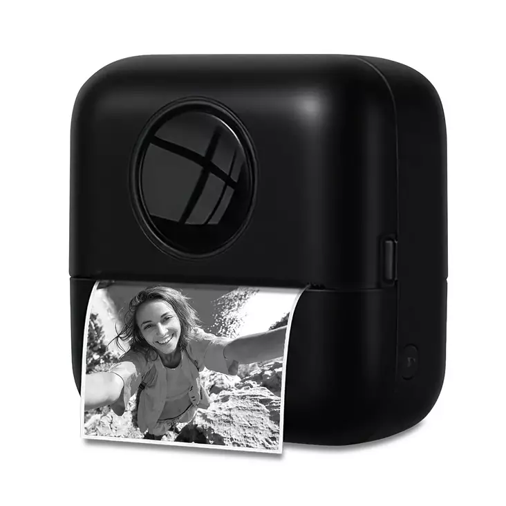 Skrivare | Inkless-utskrift | Svart / Vit | Bluetooth® | 200 dpi | Bilder / Etiketter | Mobil fotografering | Svart - Nedis produkter - 5412810481477 - 1