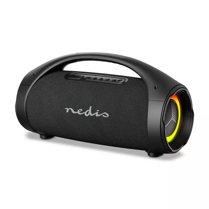 Bluetooth® Party Boombox | 540 min | 2.2 | 150 W | Ljud / video / datakällor: Bluetooth / Line / USB | IPX5 | Synkroniseringsbar | Handtag | Festljus | Svart - Bluetooth-högtalare - 5412810481507 - 1