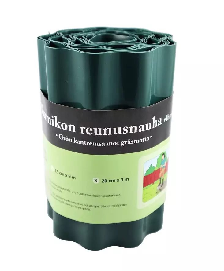 Nurmikon reunanauha 20 cm x 9 m - Övriga trädgårdsartiklar - 6416556936467 - 1