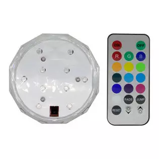 LED-allasvalo IP68 Berg - Veteen upotettava RGB-valaisin kaukosäätimellä paljuun ja uima-altaaseen - Hushållsprodukter - 6418536010587 - 1
