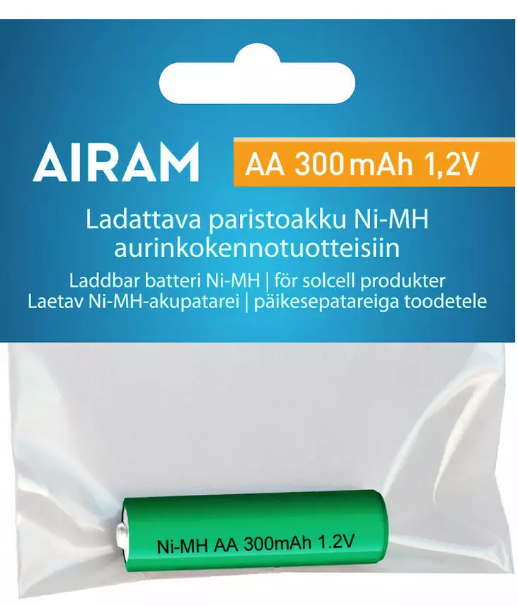 Akku NI MK 300 Mah AA 1.2 V - Batterier och laddare - 6435200146397 - 1