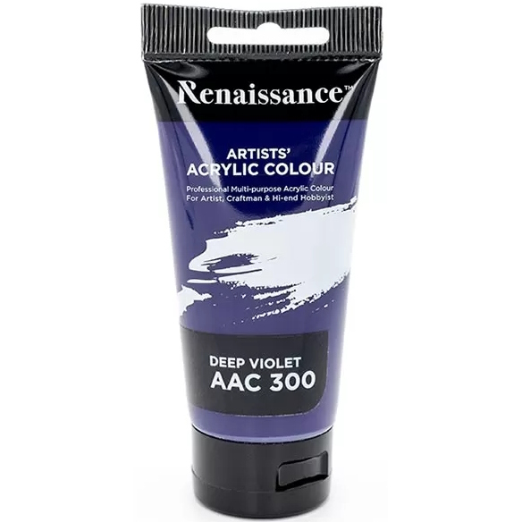 Akryylimaali 75 ml Deep Violet - Akrylfärger och målarfärger - 8851907276157 - 1