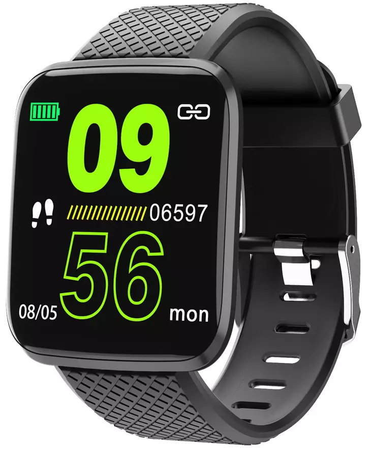 =C3=84lykello musta Denver SW-151 - Smartklockor och aktivitetsmätare - 5706751054617 - 1