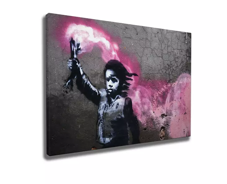 Canvastavla Wallity Flerfärgad Bomull/Polyester 70x100 cm - Tavlor och ramar - 8683342478557 - 1