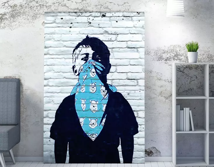 Canvastavla Wallity Flerfärgad Bomull/Polyester 50x70 cm - Tavlor och ramar - 8683342788687 - 1