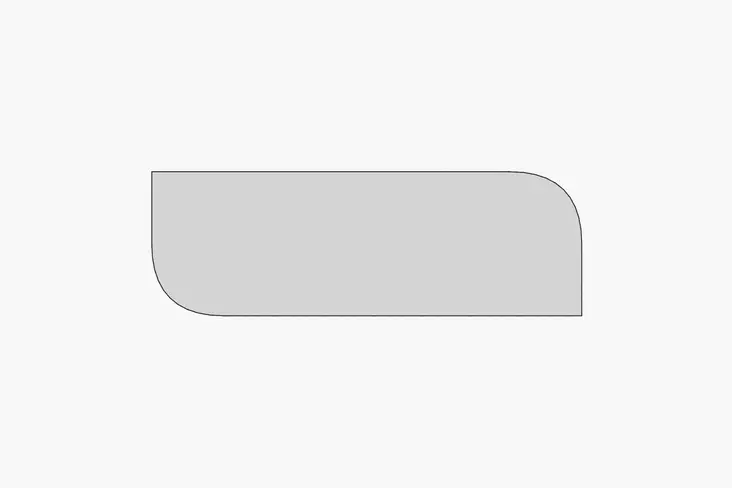 Spegel Hanah Home Arni Svart MDF 40x120x2,2 cm - Speglar - 8684283349197 - 1