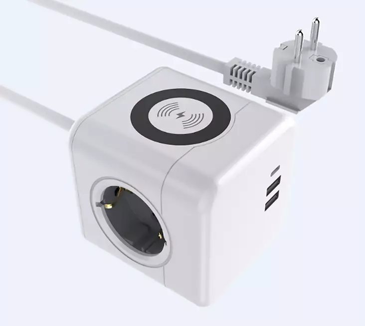 Emax-uttag CUBE - Inomhusförlängningssladdar - 6418536035177 - 1