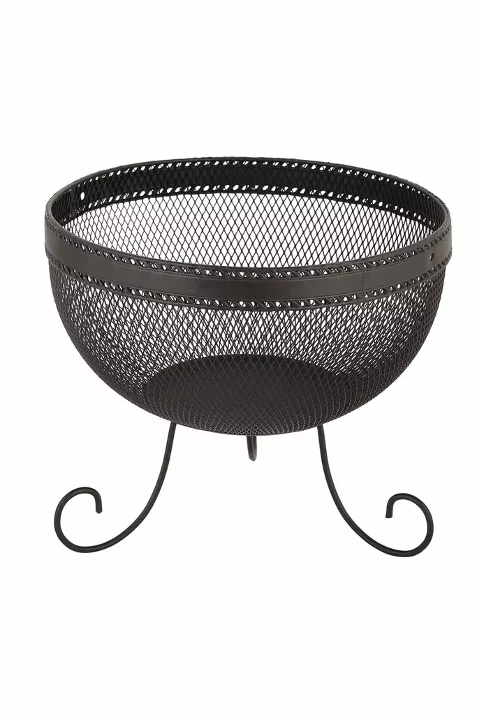 Fruktkorg Hermia Svart Metall 25,5x25,5 cm - Serveringsfat - 8684283721597 - 1