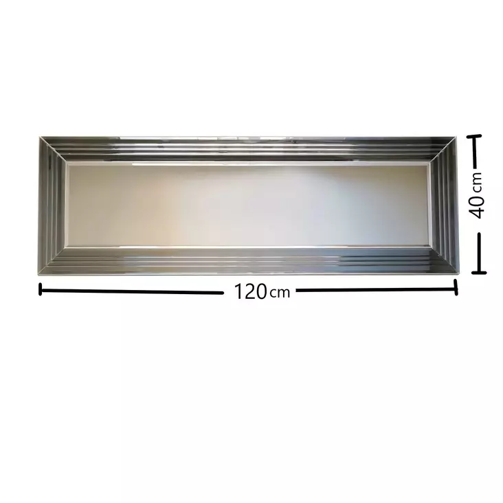 Spegel Hanah Home A302Y Silver Mdf 120x40x2,2 cm - Speglar - 8681875708387 - 1