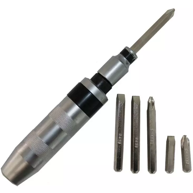 Slagskruvmejsel 8-delars 6 tips - Skruvmejslar - 6430074692117 - 1