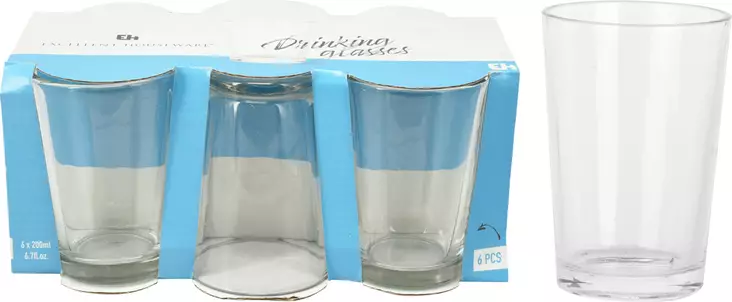 Dricksglas 200 ml 6 st set - Dricksglas - 8720573094467 - 1