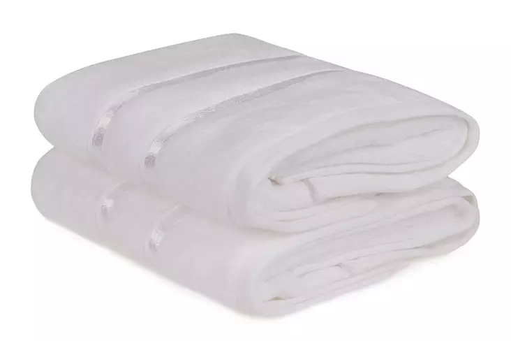 Handduk Set Lessentiel Vit 100% Mikrobomull 50x90 cm 2 Pieces - Handdukar - 8681875411607 - 1