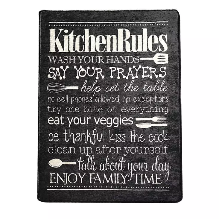 Gångmatta (80 x 150), flerfärgad, 80 x 150 cm, mjuk, halkfri - Små mattor och gångmattor - 8681875593297 - 1