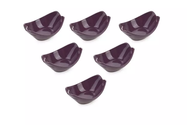 Skål Set Hermia Lila Keramik 6 Delar - Serveringsfat - 8682870815087 - 1