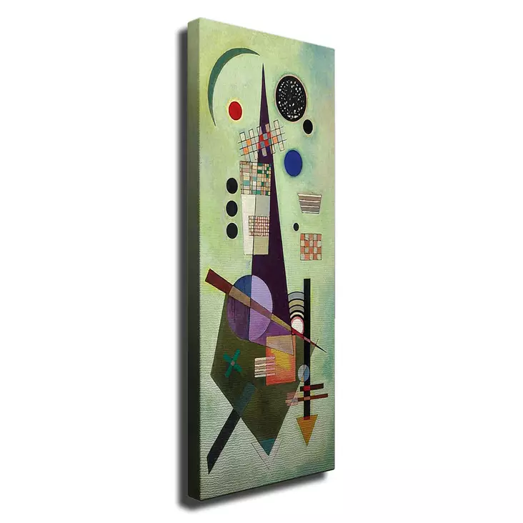 Dekorativ canvasmålning, flerfärgad, 30 x 80 cm, hållbar, känslosam - Tavlor och ramar - 8681875397307 - 1