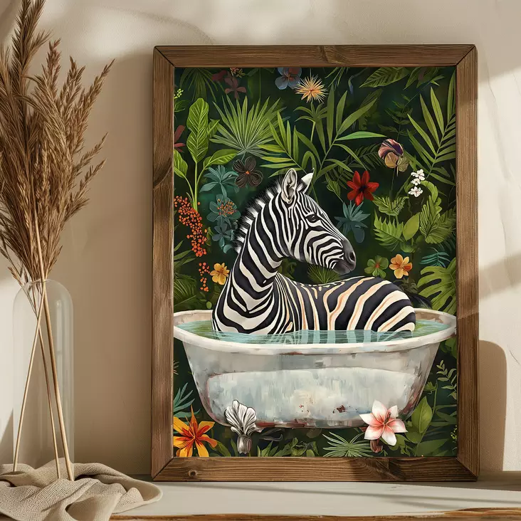 Inramad MDF-tavla Wallxpert Flerfärgad MDF 35x47 cm - Tavlor och ramar - 8684282616917 - 1