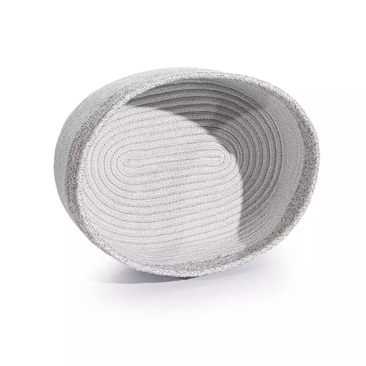 Dekorativ Box Aberto Design 9040116 Vit Grå Bomull 25x50x34 cm - Förvaringslådor och korgar - 8683743770267 - 1