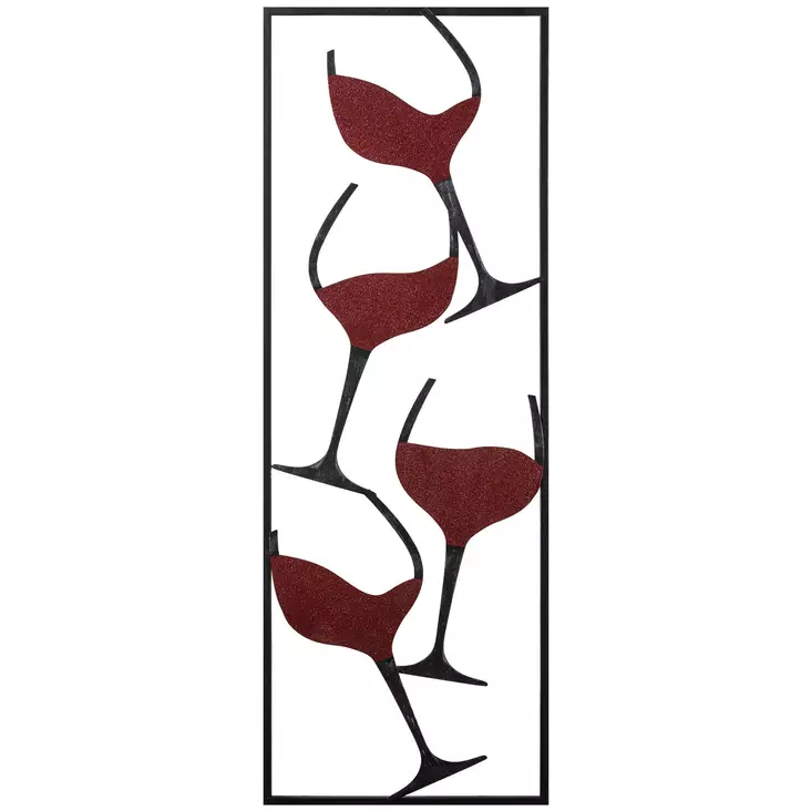 Dekorativt metalltillbehör, flerfärgat, 32 x 5 x 90 cm, tåligt, stilrent - Dekorationer, prydnadsföremål - 8683742936077 - 1