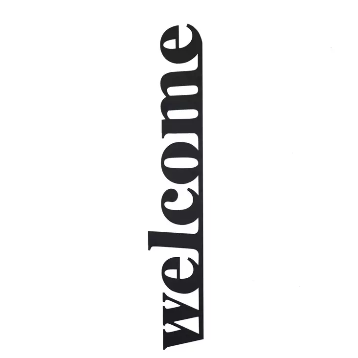 Väggdekor Metall Wallxpert Svart Metall 18x98 cm 1 Del - Dekorationer, prydnadsföremål - 8683743380367 - 1
