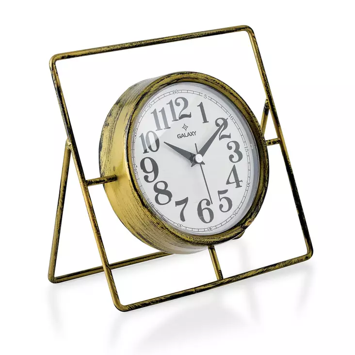 Dekorativ Klocka Aberto Design Metallo Guld Metall 24x24 cm - Klockor - 8683742882107 - 1