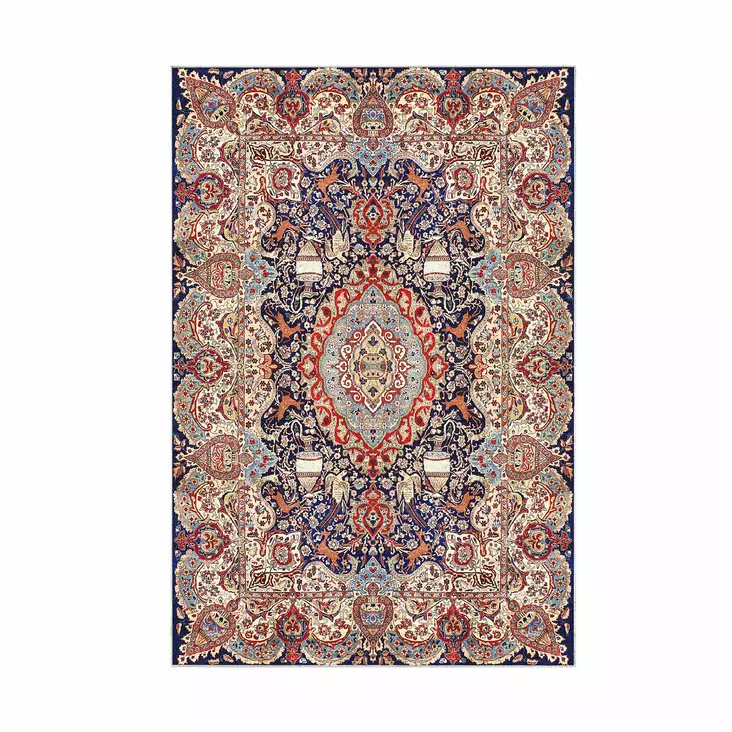 Badrumsmatta Set Mijölnir Flerfärgad 100% Polyester Halkfri Antibakteriell 50x60 cm & 60x100 cm - Badrumsmattor och våtrumsmattor - 8683342420297 - 1