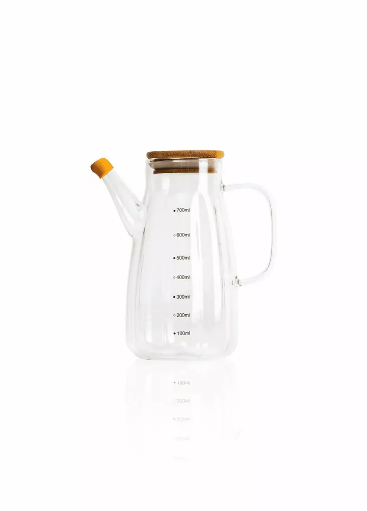 Oljedispenser Hermia Transparent Glas 700 ml - Serveringsfat - 8684283559367 - 1