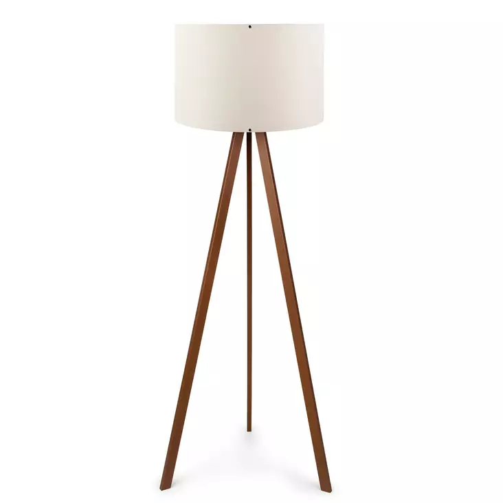 Golvlampa Opviq AYD1527 Ecru Brun MDF PVC 38 x 140 cm - Golv- och bordslampor - 8681875052497 - 1