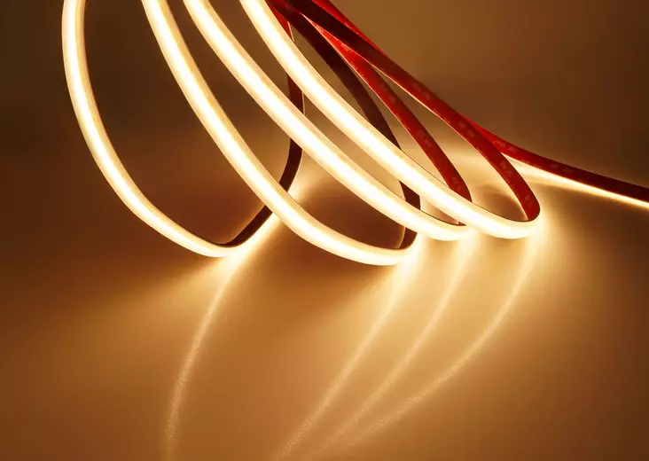 LED-ljuslistset för bastu 2,5m Led Energie - 2700K dimbar COB - Ljusslingor - 6418536034767 - 1