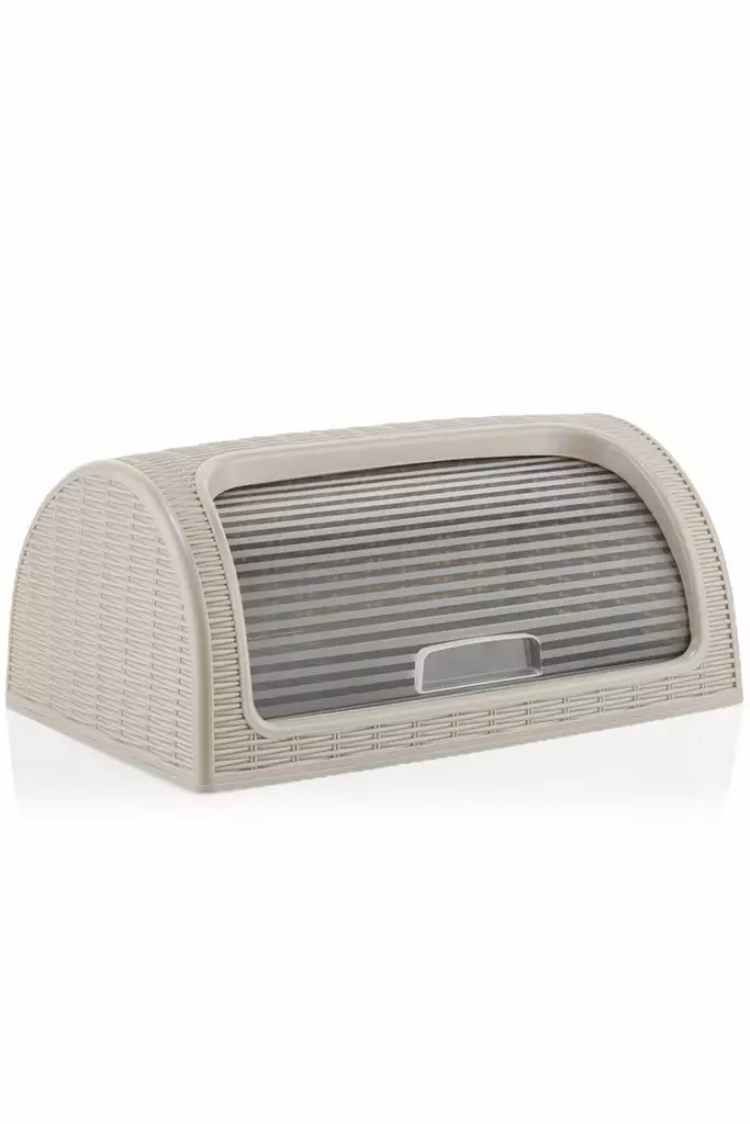 Brödlåda Hermia Cream Plast Wicker 41,4x26,9 cm - Dagliga köksartiklar - 8683342759397 - 1