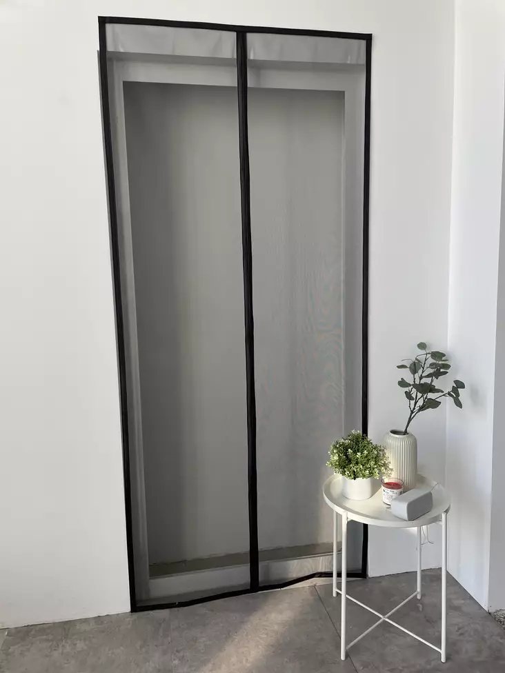 Insektsnät plus Mag-pro trädgård 100x220cm med magnet antracit - Insektsnät och djurnät - 6418536032367 - 1