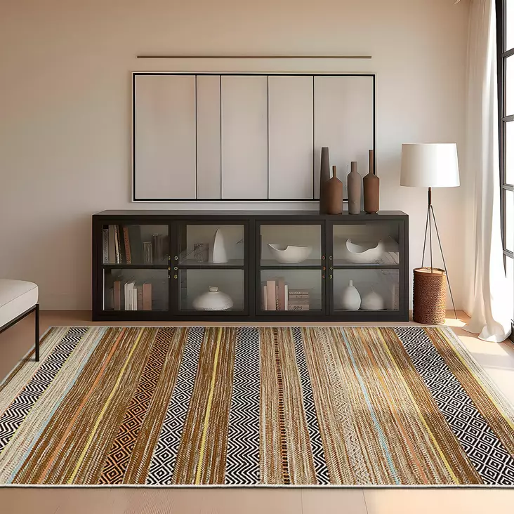 Matta Conceptum Hypnose Wookece254 Flerfärgad Polyester 50x80 cm - Små mattor och gångmattor - 8683342309257 - 1