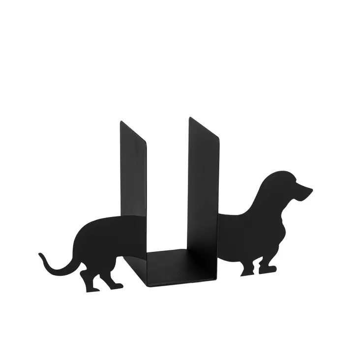 Bokstöd Aberto Design Kitap Tutucu Svart Metall 43x14x22 cm - Bokhyllor - 8682870703247 - 1