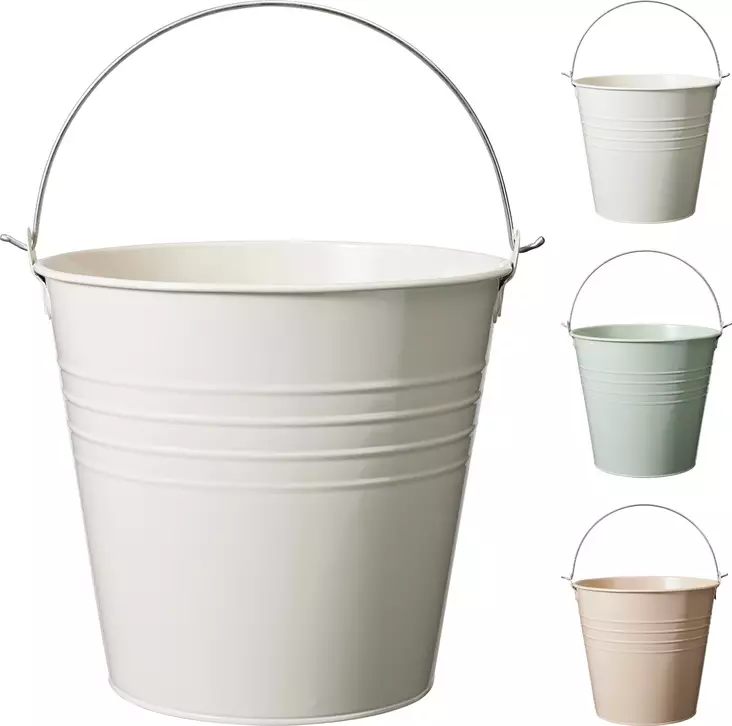 Metallhink 10 liter med handtag - Hinkar och baljor - 8721037897587 - 1