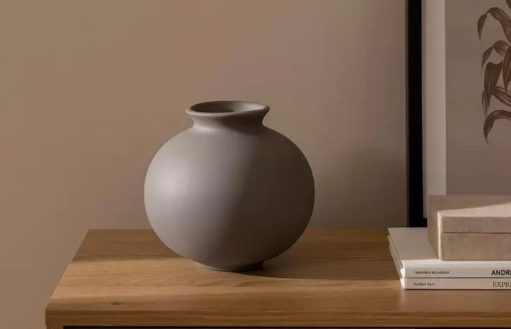 Vas Aberto Design CY0162 Mink Keramik 18x20x18 cm - Hängande blomkrukor och vaser - 8684282979517 - 1
