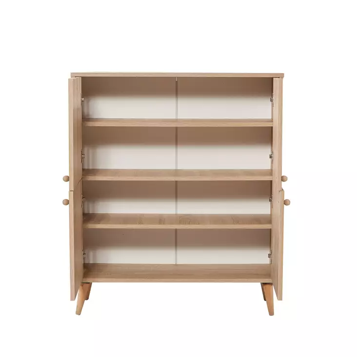Förvaringsskåp Hanah Home Multilux 731 Sonoma Ek Spånskiva 95x111x36 cm - Skåp och byråer - 8681875380767 - 1